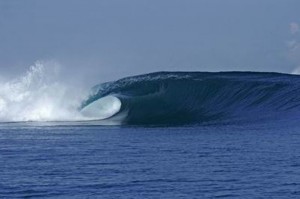 glassy & round