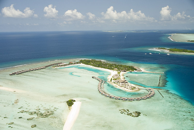 Dhonveli Resort Maldives Aerial View