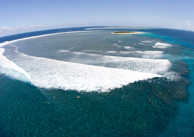Namotu Island Fiji Aerial View