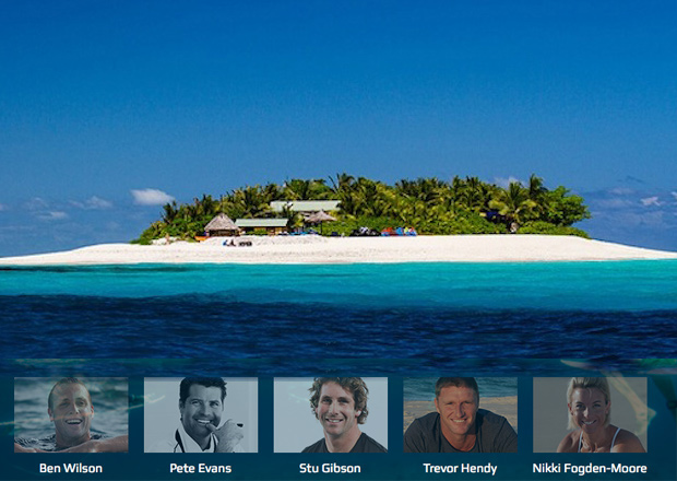 Celebrity kite week Namotu Island