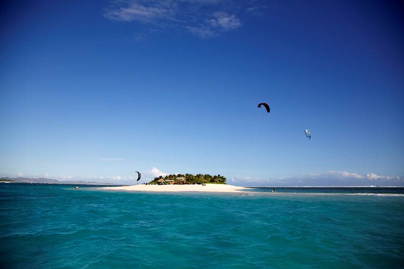 Ben Wilson kite week Namotu Island